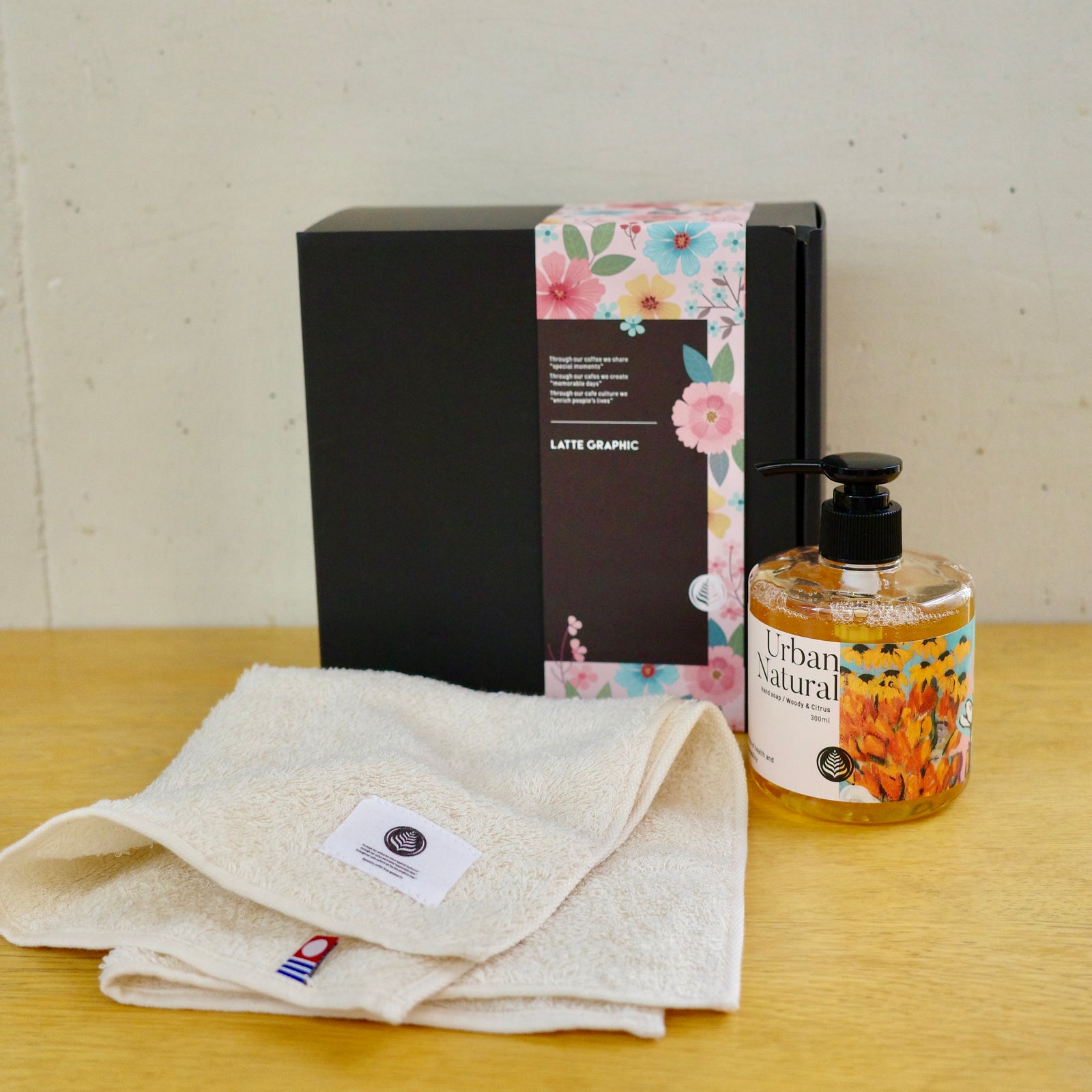URBAN NATURAL ハンドソープ＆タオルセット｜Re:URBAN by LATTE GRAPHIC
