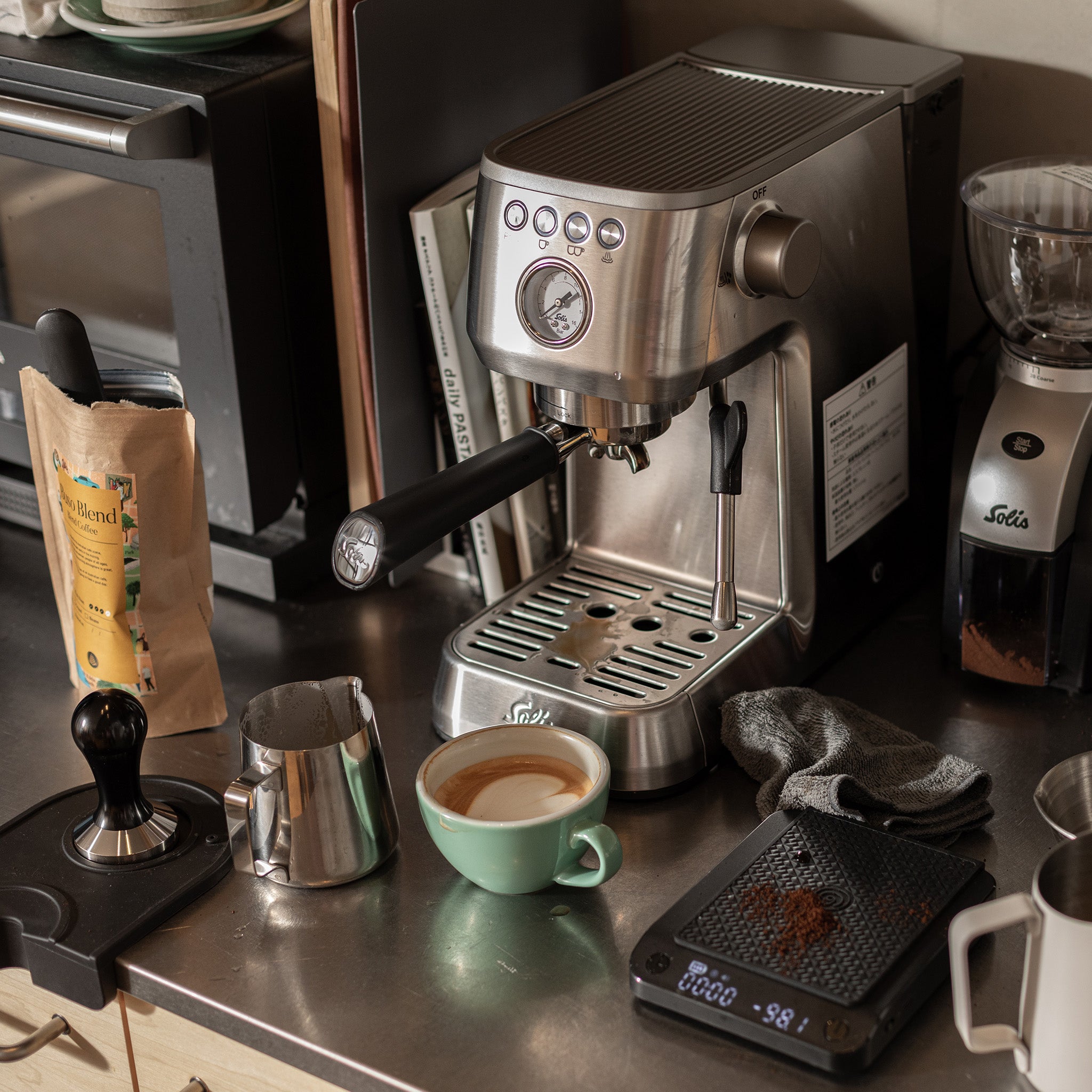 Solis エスプレッソマシン 本体と付属品 Solis エスプレッソマシン 本体と付属品 Solis エスプレッソマシン