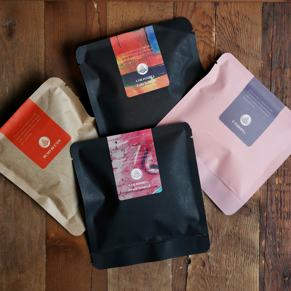 【自家焙煎】Colombia Infused コーヒー豆飲み比べセット　15g×4種類